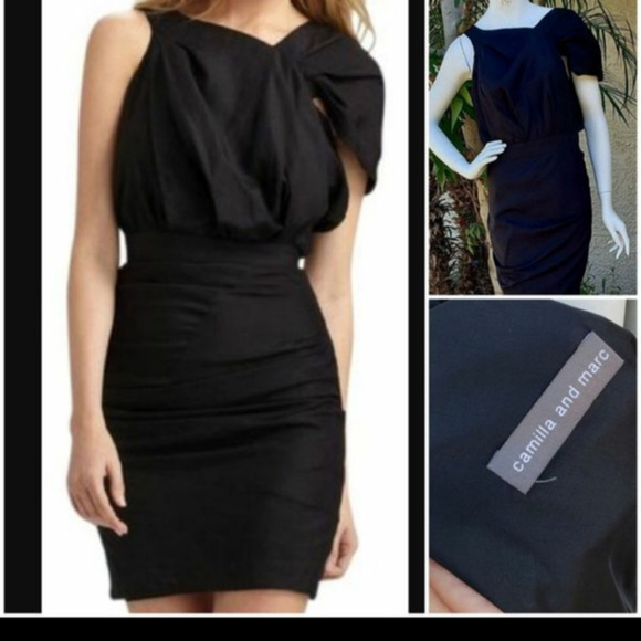 Camilla &‎ Marc Mainer Frock in Black SZ 8